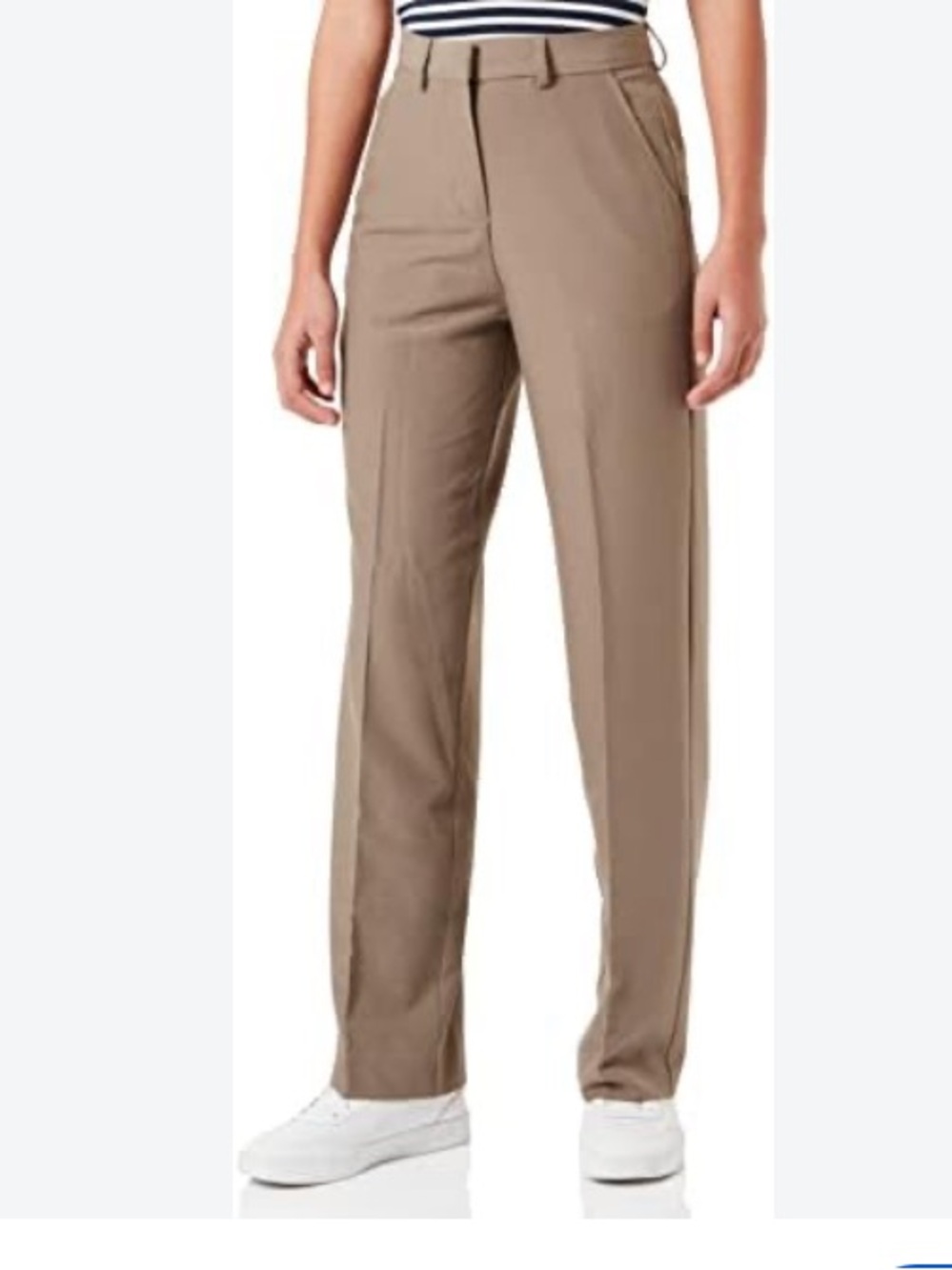 JJXX taupe high waisted trouser pants size 27 NWT business casual
